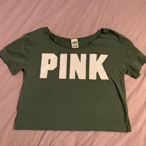 VS Pink Crop Tee